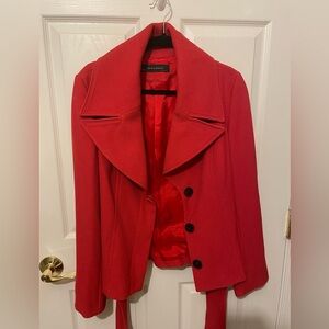 Zara Women's Blazer in bright red color